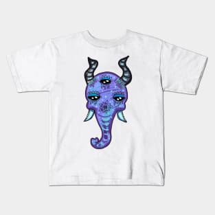 Horned Elephant Kids T-Shirt